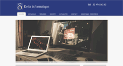 Desktop Screenshot of delta-informatique.net